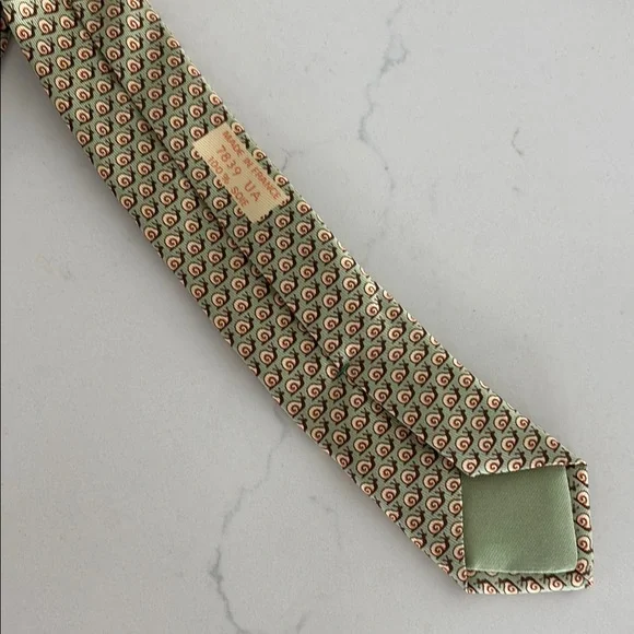 Hermes silk tie